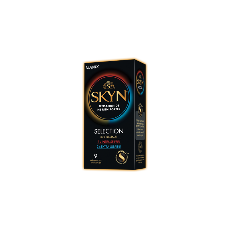 MANIX SKYN SELECTION 9 LATEX-FREE CONDOMS