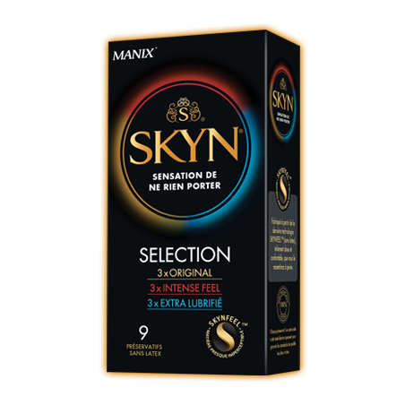 MANIX SKYN SELECTION 9 LATEX-FREE CONDOMS