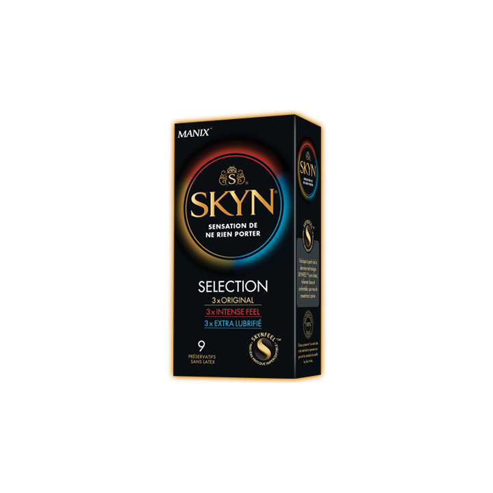 MANIX SKYN SELECTION 9 PRESERVATIFS SANS LATEX