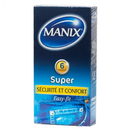 Manix Super Easy Box of 6 Condoms