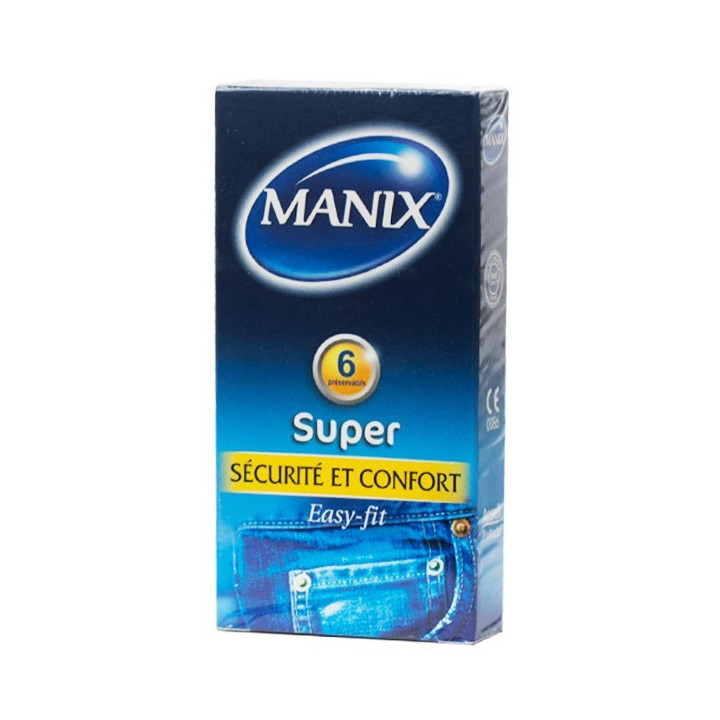 Manix Super Easy Box of 6 Condoms