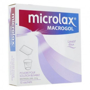 MICROLAX MACROGOL 5.9G MILD LAXATIVE POWDER FOR DRINKING SOLUTION 10 SACHETS