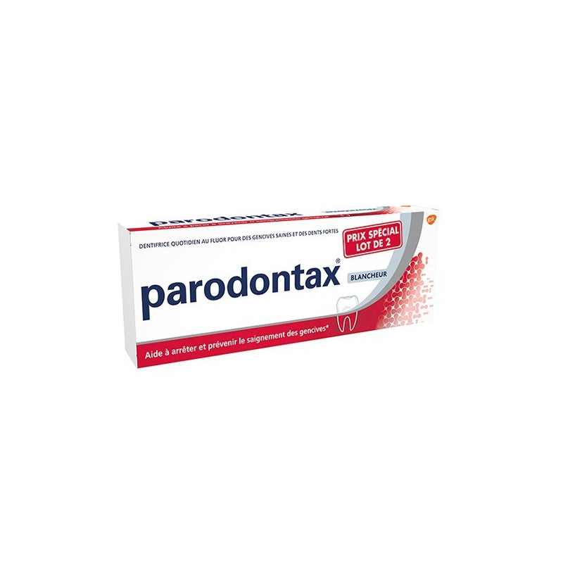 PARODONTAX BLANCHEUR LOT DE 2 DE 75ML