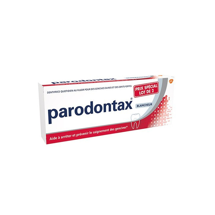 PARODONTAX BLANCHEUR LOT DE 2 DE 75ML