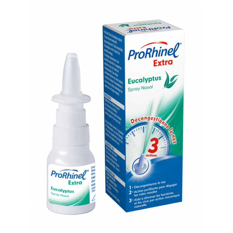 PRORHINEL Spray nasal naturel nez congestionné 20ml - Pharmacie Prado Mermoz
