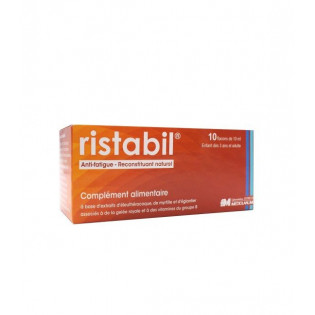 RISTABIL ANTI FATIGUE NATUREL 10 FLACONS DE 10 ML 