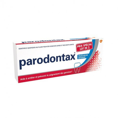 PARODONTAX FRAICHUR INTENSE LOT DE 2 DE 75 ML 