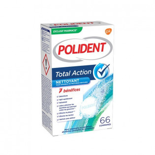 POLIDENT 66 COMPRIMES TOTAL ACTION 7 BENEFICES