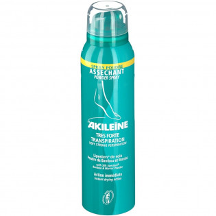 AKILEINE SPRAY POUDRE ASSECHANT POUR TRES FORTE TRANSPIRATION 150ML