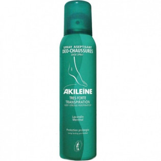 AKILEINE SANITIZING SPRAY DEO SHOES VERY STRONG PERSPIRATION 150ML