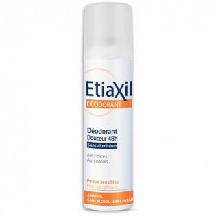 ETIAXIL DEODORANT DOUCEUR 48H SANS ALUMINIUM PEAUX SENSIBLES LOT DE 2 DE 150ML