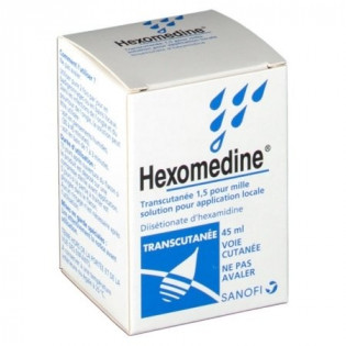 HEXOMEDINE 1.5 % TRANSCUTANEE 45 ML 