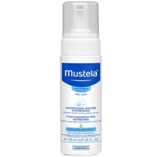 Mustela Bébé Shampooing Mousse Nourrisson. Diffuseur de 150ML