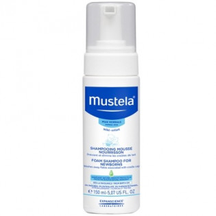 Mustela Baby Foam Shampoo for infants. Diffuser of 150ML