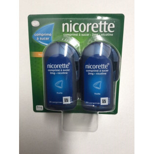 NICORETTE 2MG FRUIT FLAVOUR CHEWABLE TABLETS 4X20 TABLETS