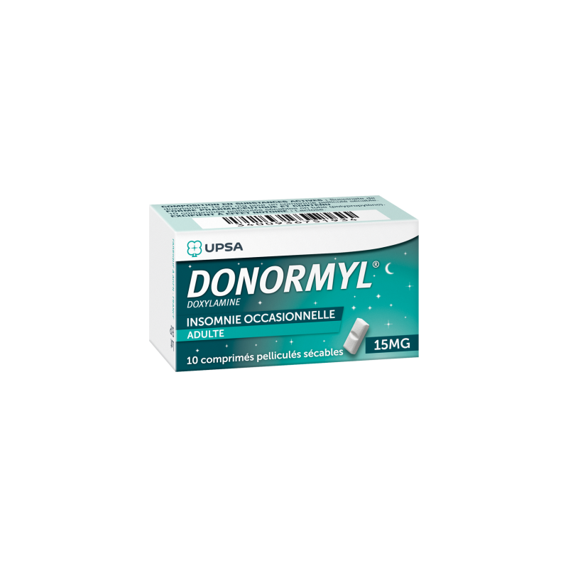 Donormyl 15mg 10 dry film-coated tablets