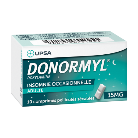 Donormyl 15mg 10 dry film-coated tablets