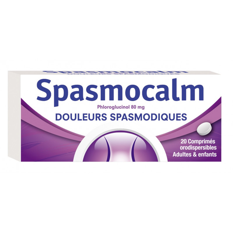 Spasmocalm 80mg 20 comprimés orodispersibles