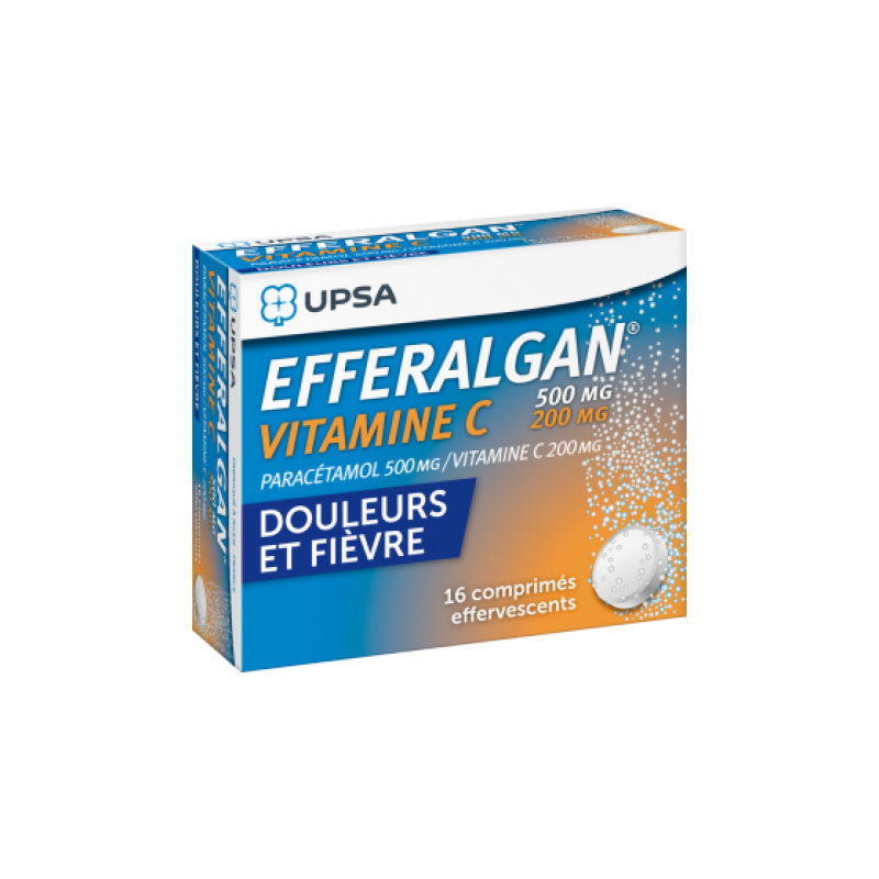 Efferalgan Vitamin C 16 effervescent tablets