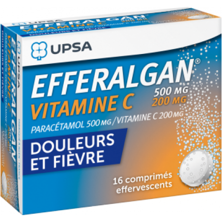 Efferalgan Vitamin C 16 effervescent tablets