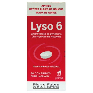 Lyso 6 30 comprimés sublinguals
