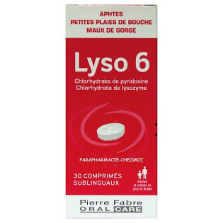 Lyso 6 30 comprimés sublinguals
