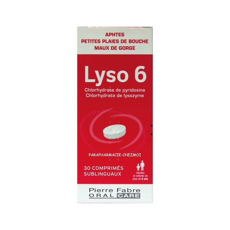 Lyso 6 30 sublingual tablets