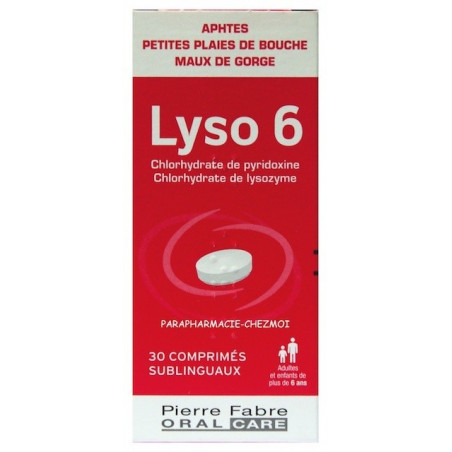 Lyso 6 30 comprimés sublinguals