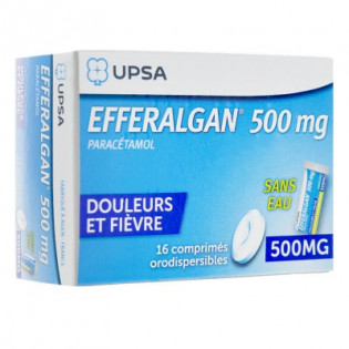 Efferalganodis 500mg 16 orodispersible tablets