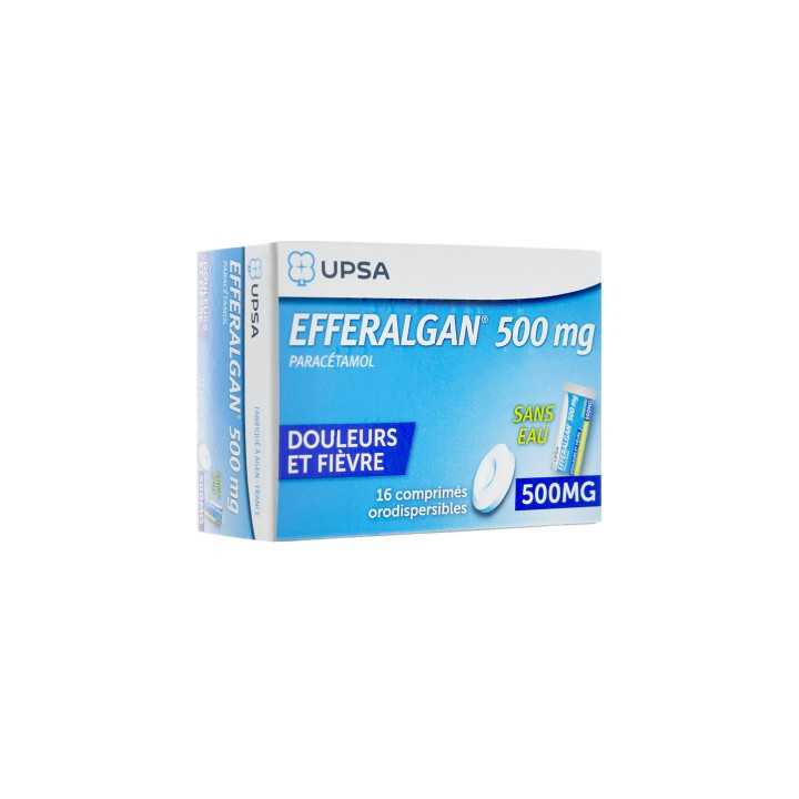 Efferalganodis 500mg 16 comprimés orodispersibles