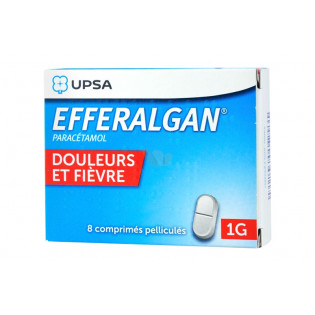 Efferalgantab 1G 8 comprimés pelliculés