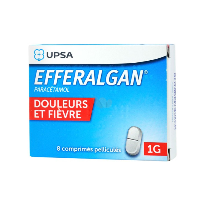 Efferalgantab 1G 8 comprimés pelliculés