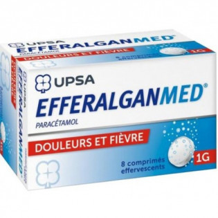 Efferalgan 1gr UPSA boîte de 8cps