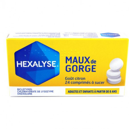 Hexalyse 24 comprimés à sucer