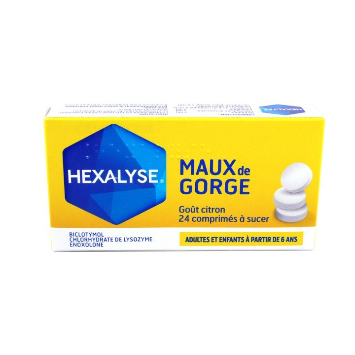Hexalyse 24 comprimés à sucer