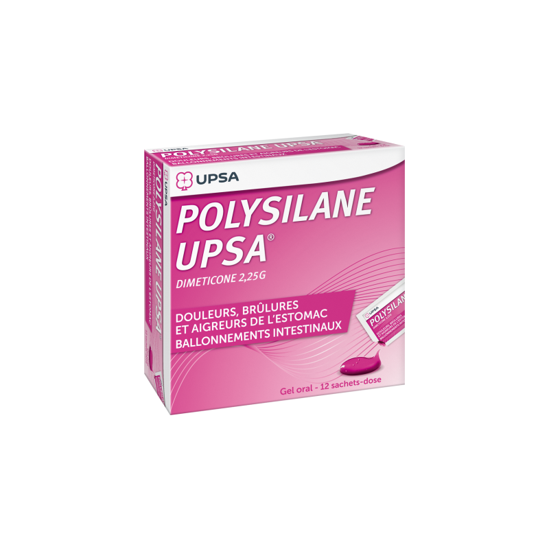 Polysilane UPSA gel oral 12 sachets/dose