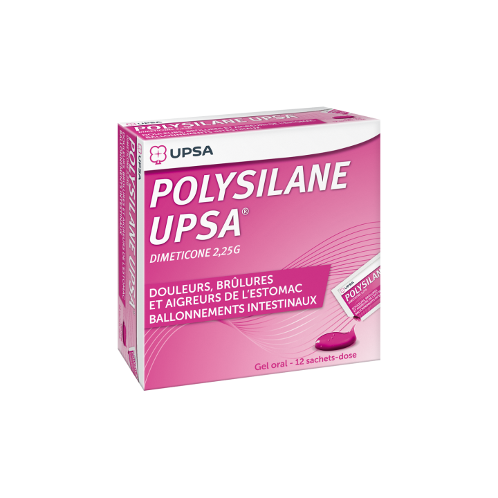 Polysilane UPSA gel oral 12 sachets/dose