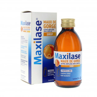 Maxilase sirop dès 6 mois flacon de 200ml