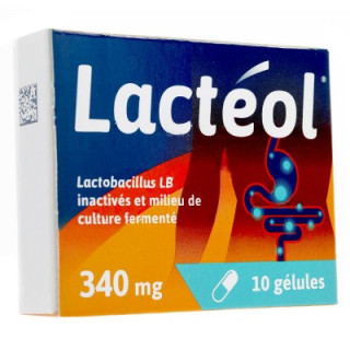 Lacteol 340mg 10 capsules