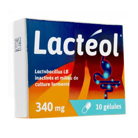 Lacteol 340mg 10 capsules