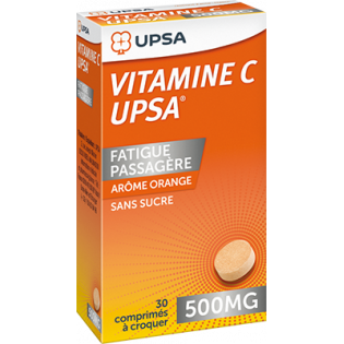 Vitamine C UPSA 500mg boîte de 30 cps à croquer