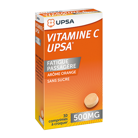 Vitamin C UPSA 500mg box of 30 chewable cps