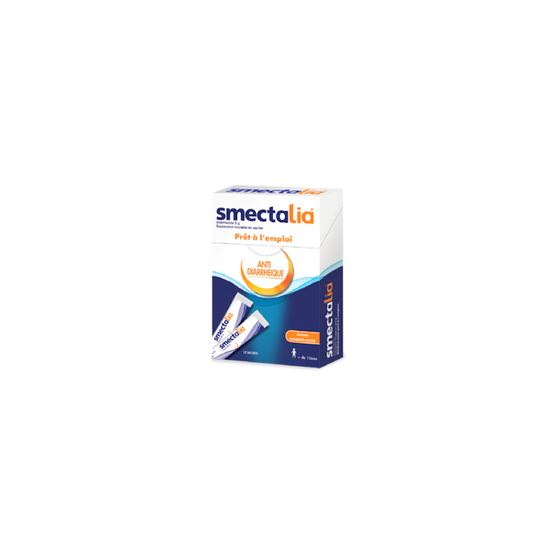 SMECTALIA GOUT CARAMEL CACAO BOITE DE 12 SACHETS