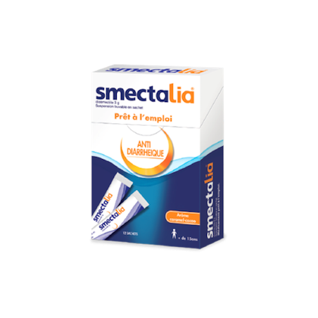 SMECTALIA GOUT CARAMEL CACAO BOITE DE 12 SACHETS