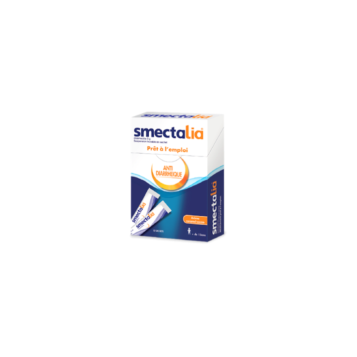 SMECTALIA GOUT CARAMEL CACAO BOITE DE 12 SACHETS