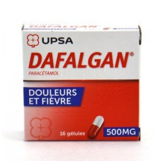 Dafalgan 500mg UPSA boîte 16gél