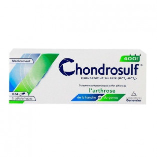 Chondrosulf 400mg box 84 capsules