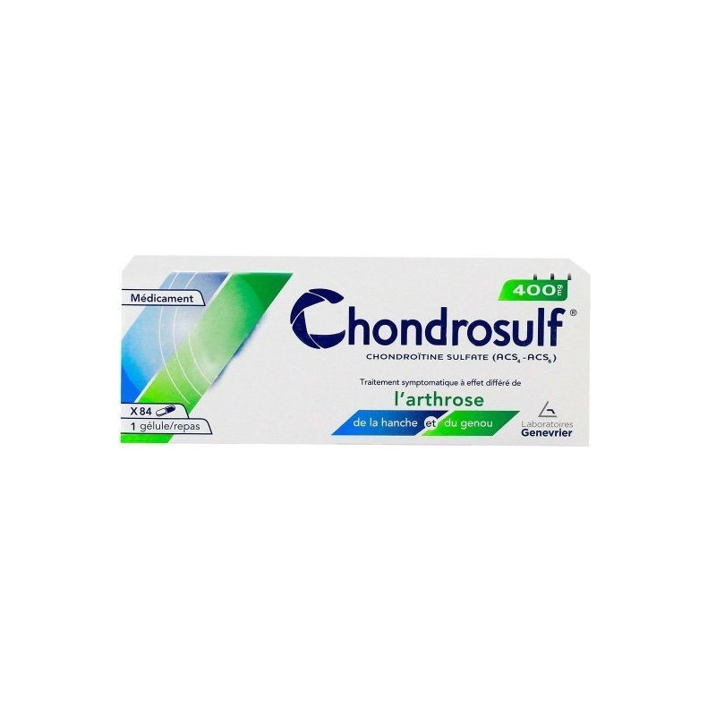Chondrosulf 400mg bte 84 gélules Chondrosulf 400mg bte 84 gélules