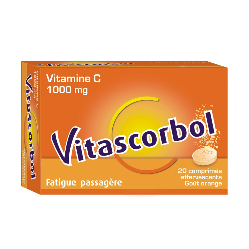 VITASCORBOLBOOST 20 COMPRIMES EFFERVESCENTS GOUT ORANGE VITASCORBOLBOOST 20 COMPRIMES EFFERVESCENTS GOUT ORANGE