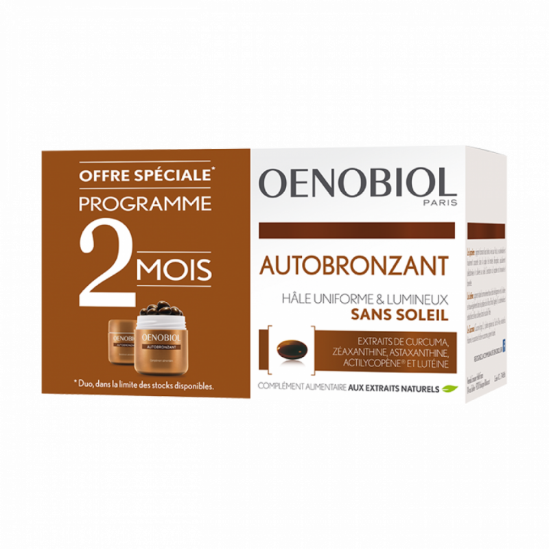 Oenobiol Autobronzant 30 Capsules Lot De 2 Mon Pharmacien Conseil